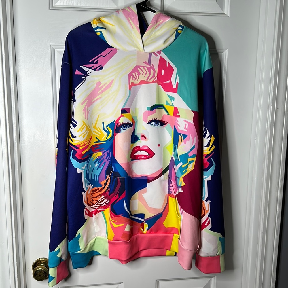 SHEIN Colorful Graphic Hoodie